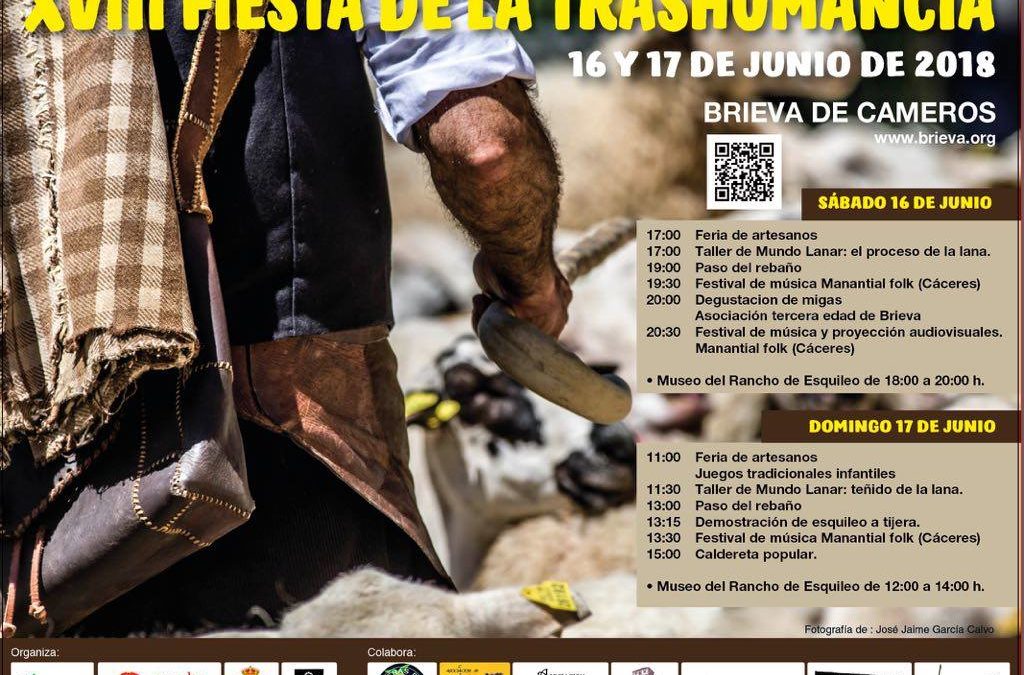 XVIII FIESTA DE LA TRASHUMANCIA EN BRIEVA DE CAMEROS (LA RIOJA) 16 y 17 de junio 2018